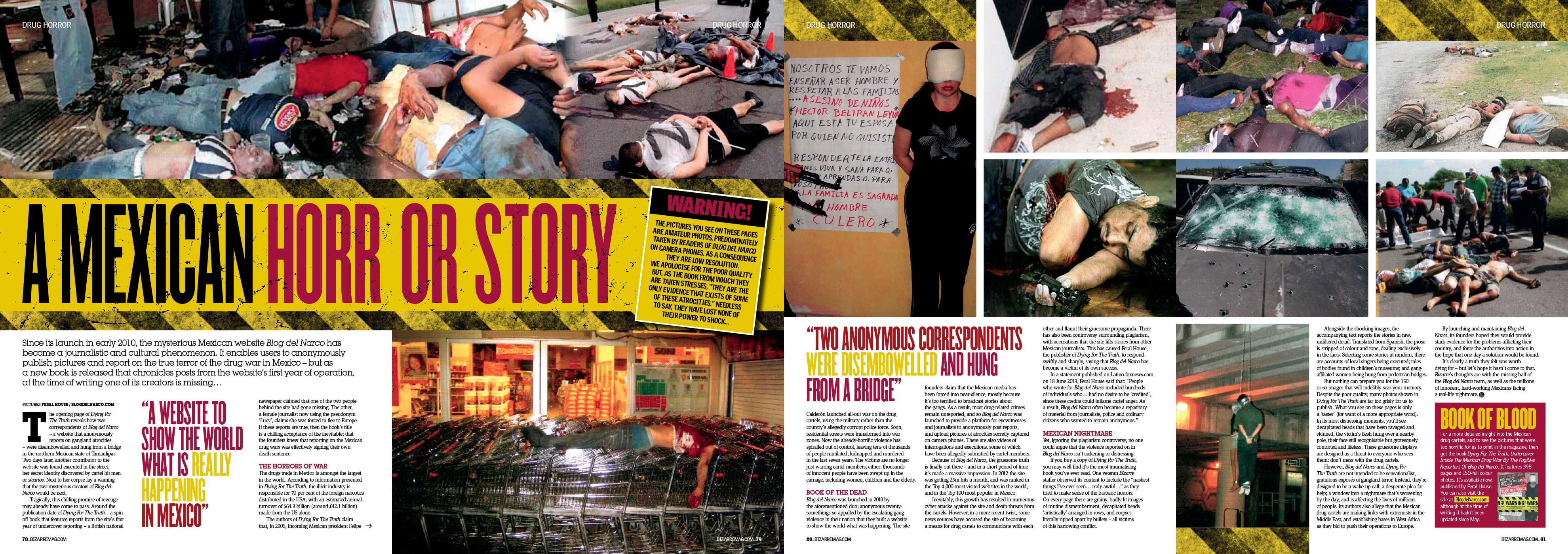 Mexican drug wars — Bizarre Mag 2013